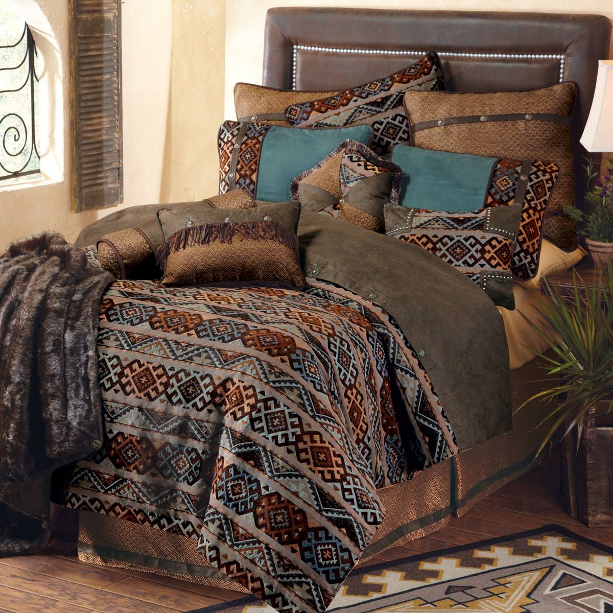 Rio Grande Bed Set - Twin - Black Forest Decor