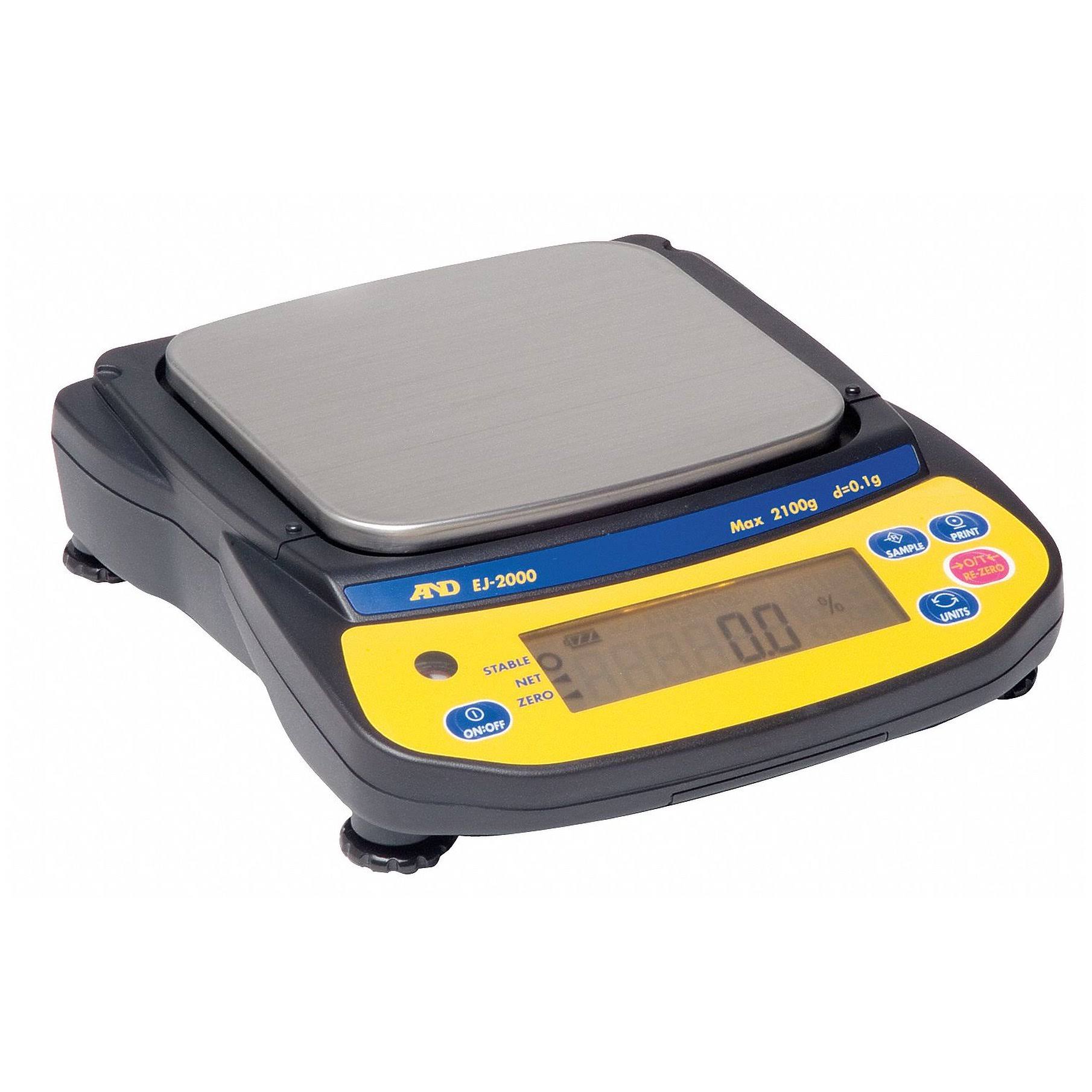 Au0026D Weighing EJ-2000 Digital Compact Bench Scale 2100g Capacity