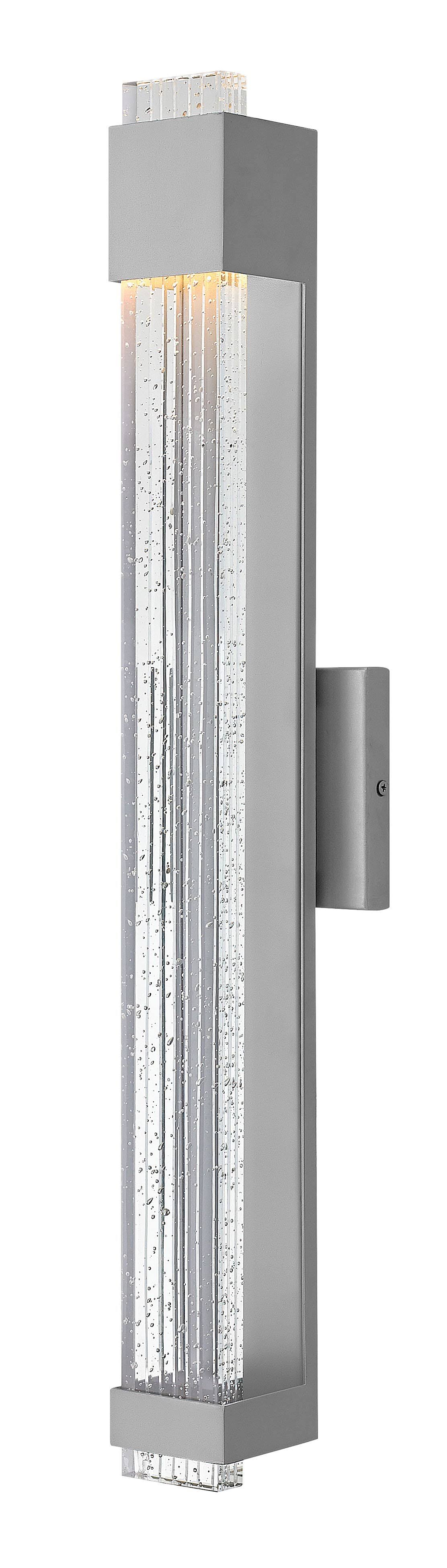 Hinkley Glacier 28x22 LED Outdoor Wall Lighting - Titanium 2835TT