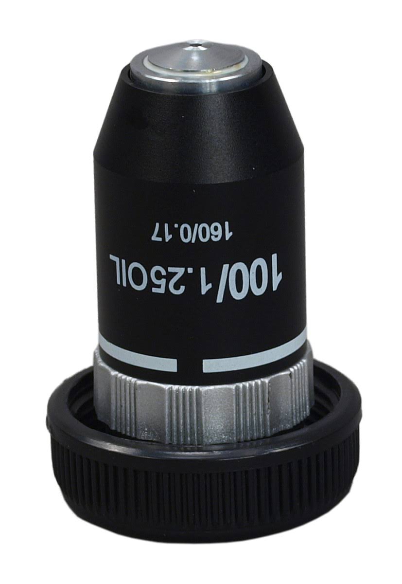 OMAX 100x Semi Plan Achromatic Objective for Compound Microscopes