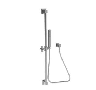 Newport Brass 280T/56 Slide Bar with Single Function Hand Shower Set - Flat Black