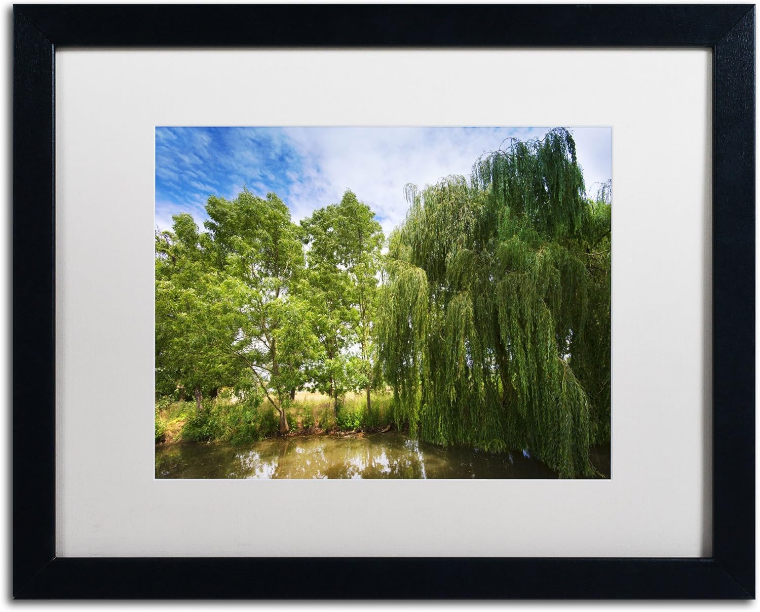 Waterhole Artwork Philippe Sainte-Laudy in White Matte and Black Frame, 16 by 20-Inch Pack of 2