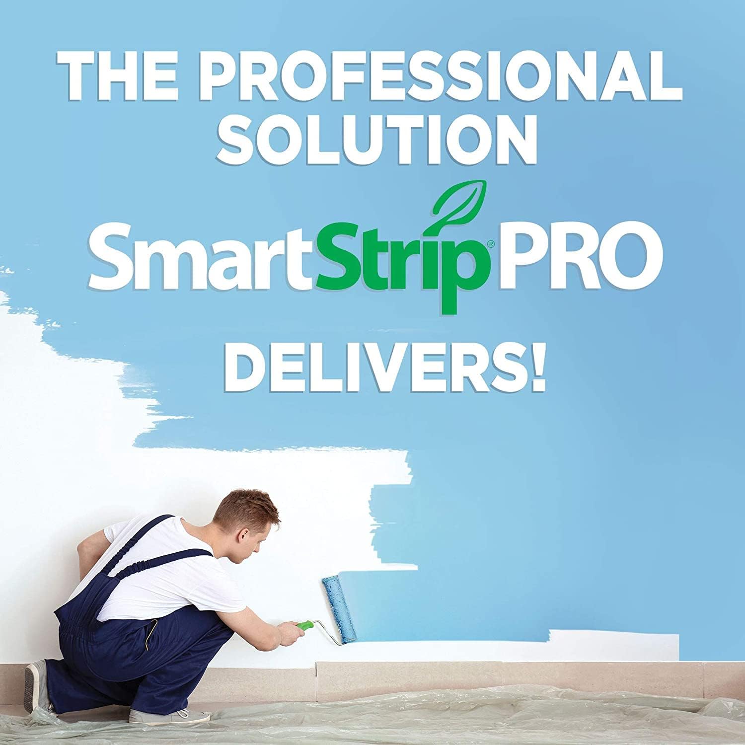 Smart Strip PRO Paint Remover - Professional Strength Formula Strips 20+ Layers of Oil, Latex, and Acrylic-Based Paints, Varnishes, and Stains in One Application - Trusted by Painters - 1 Gallon