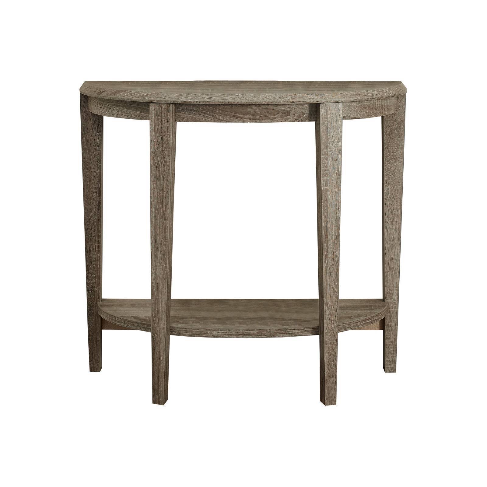 Accent Table - Half Moon Shape - Dark Taupe - EveryRoom