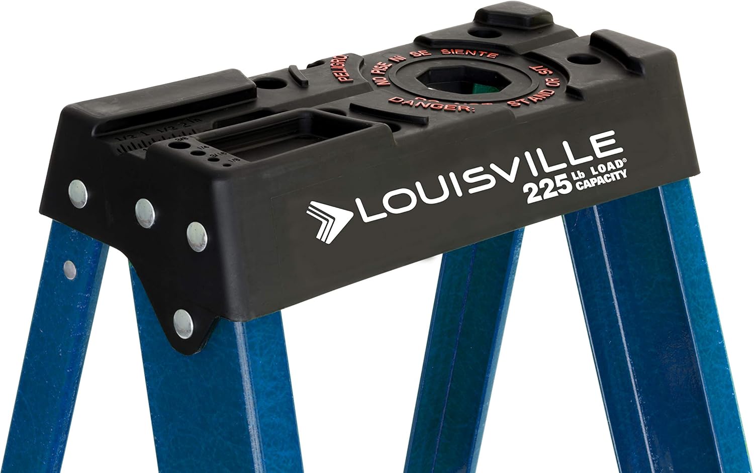 Louisville Ladder W-3215-06 6 ft. Fiberglass Ladder, Type II, 225 Lbs Load Capacity