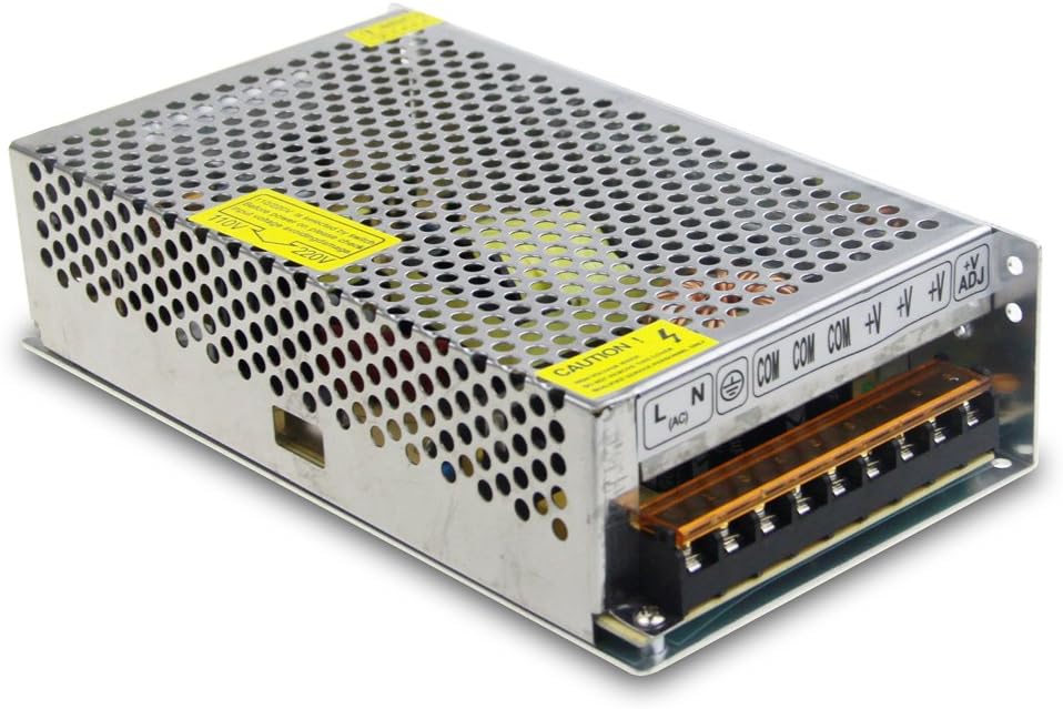 ALITOVE DC 12V 20A 240W Power Supply Transformer Switch AC 110V / 220V to DC 12V 20amp Switching Adapter Converter LED Driver for LED Strip Light CCTV Camera Security System