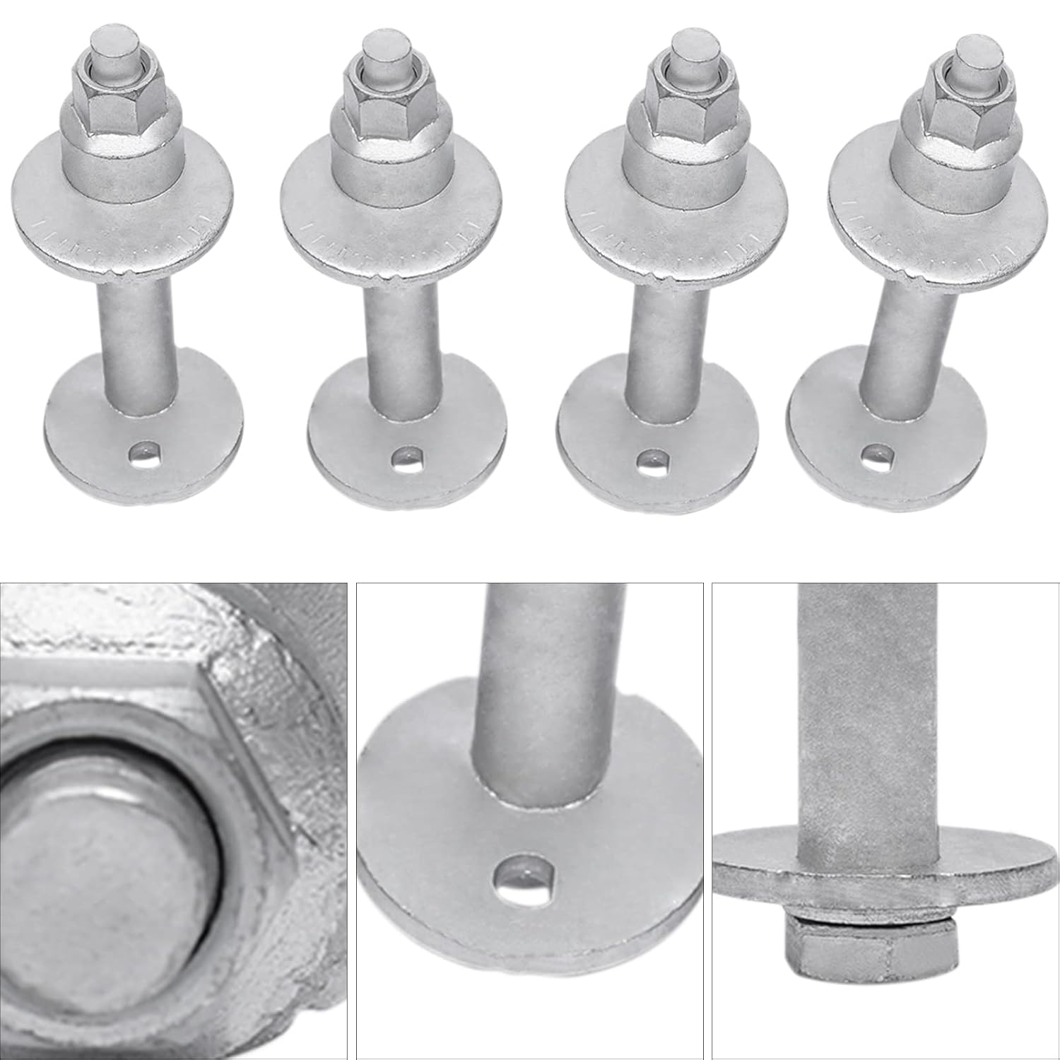 Futchoy 2 Wheels Front Camber Cam Bolt Kit Front Lower-Both Sides Cam Bolt Kit for 95-02 T-oYota 4runner Tacoma T100 8452-35020 48409-35050