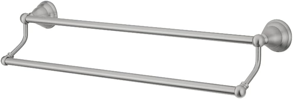 Kingston Brass BA556318SN Royale 18-Inch Double Towel Bar, Satin Nickel Pack of 2