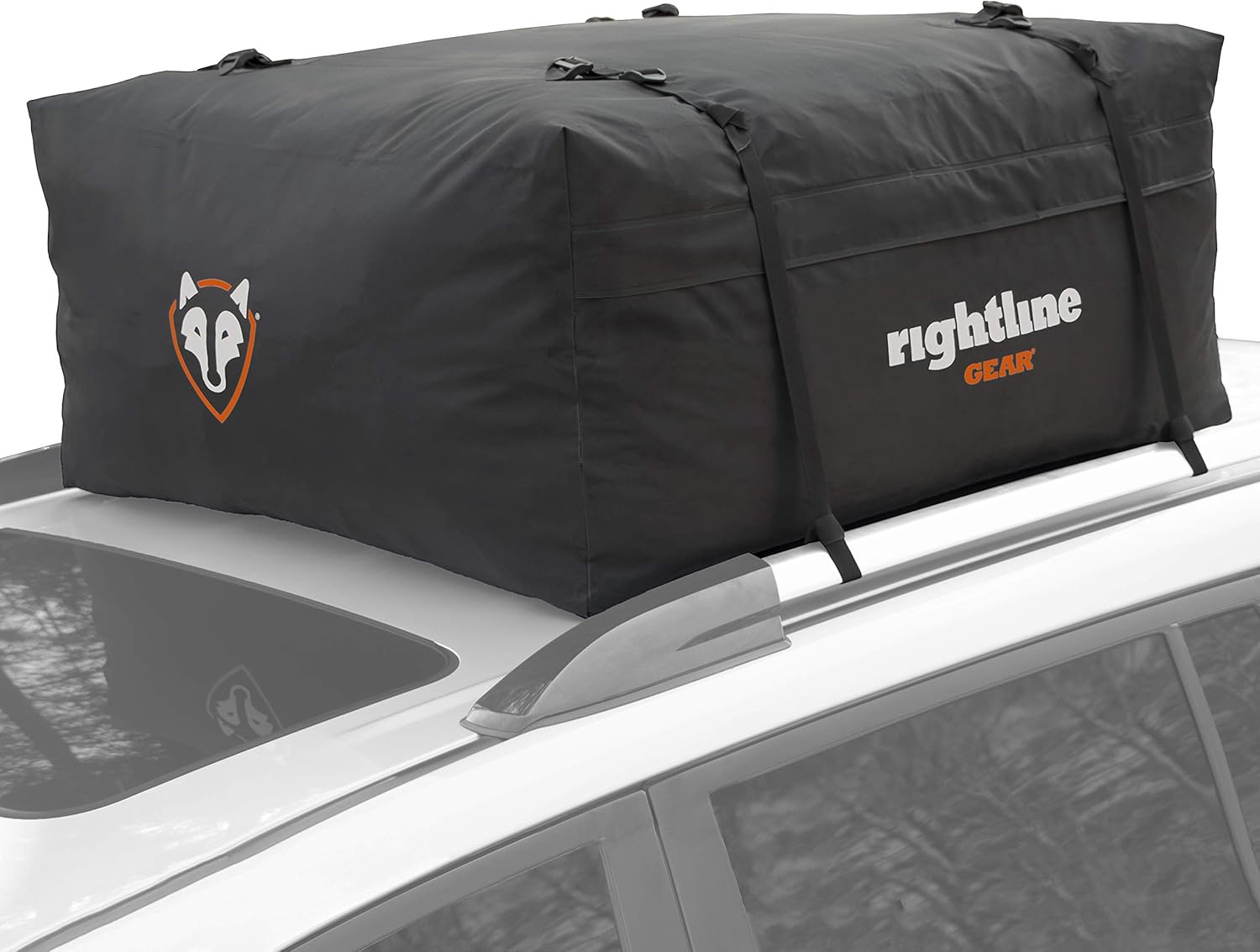 Rightline Gear Range 2 Car Top Carrier, 15 cu ft, Weatherproof +, Attaches With or Without Roof Rack
