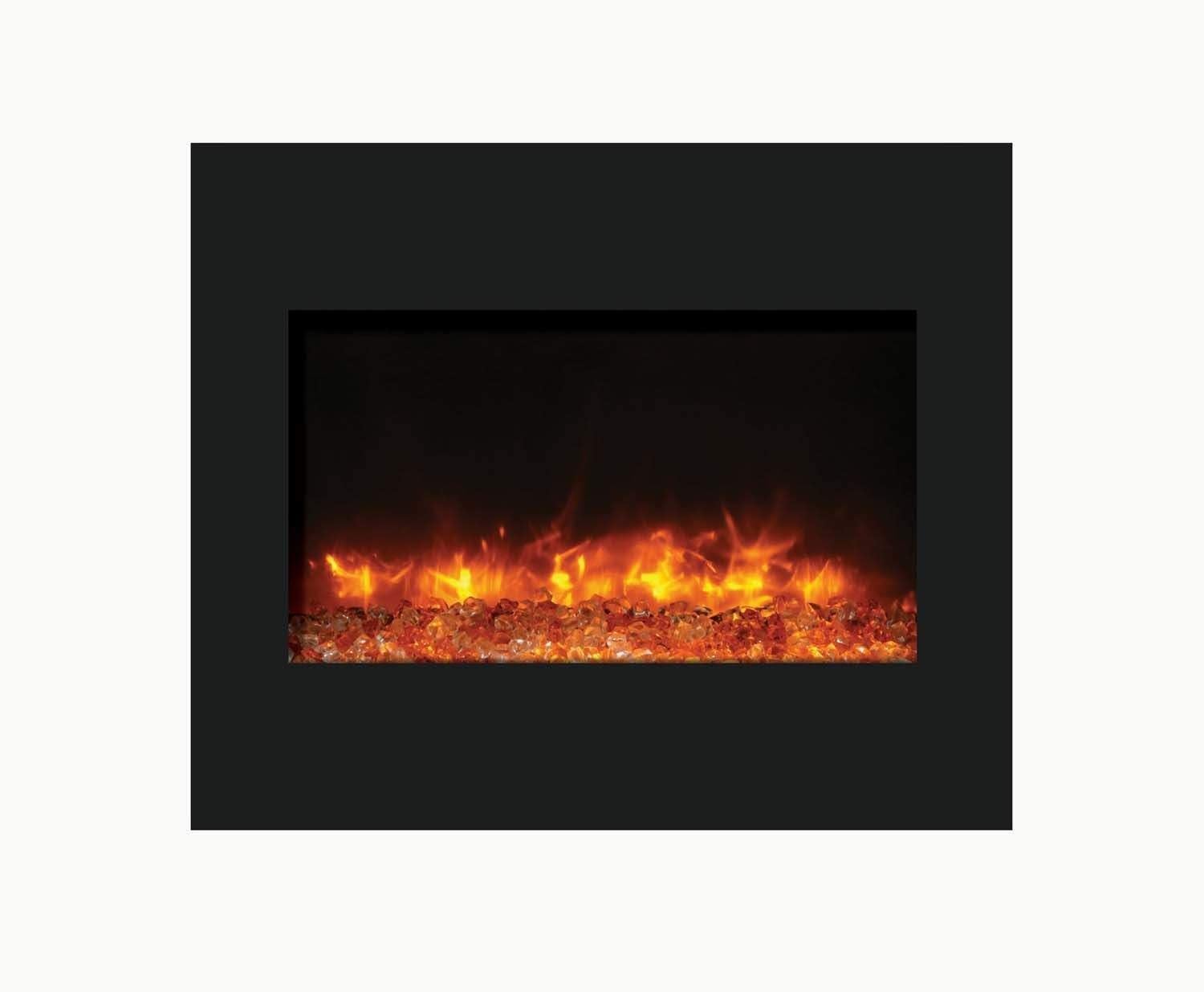 Amantii Zero Clearance Series Built-in Electric Fireplace (ZECL-30-3226-BG), 30-Inch