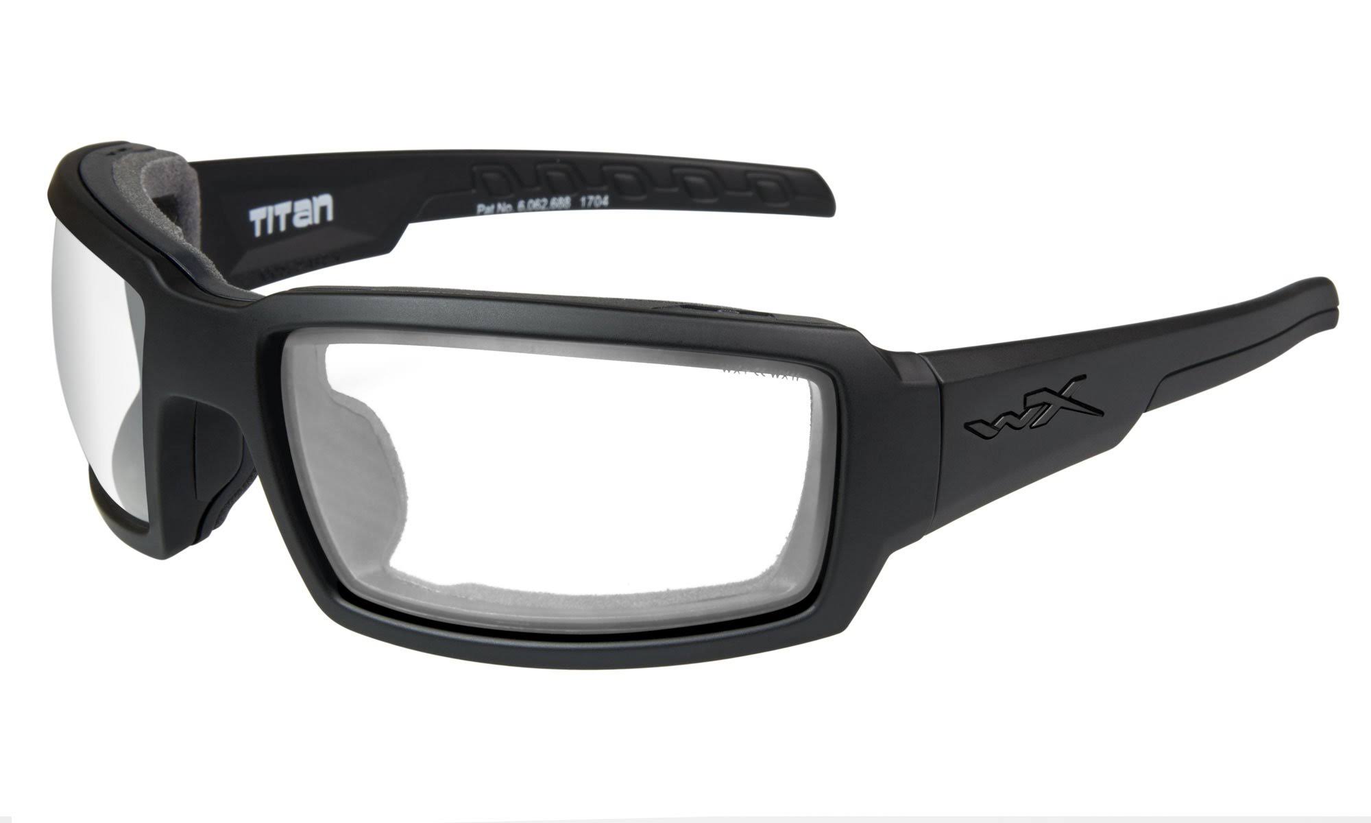 Wiley x Titan Clear Lens Matte Black Frame CCTTN03