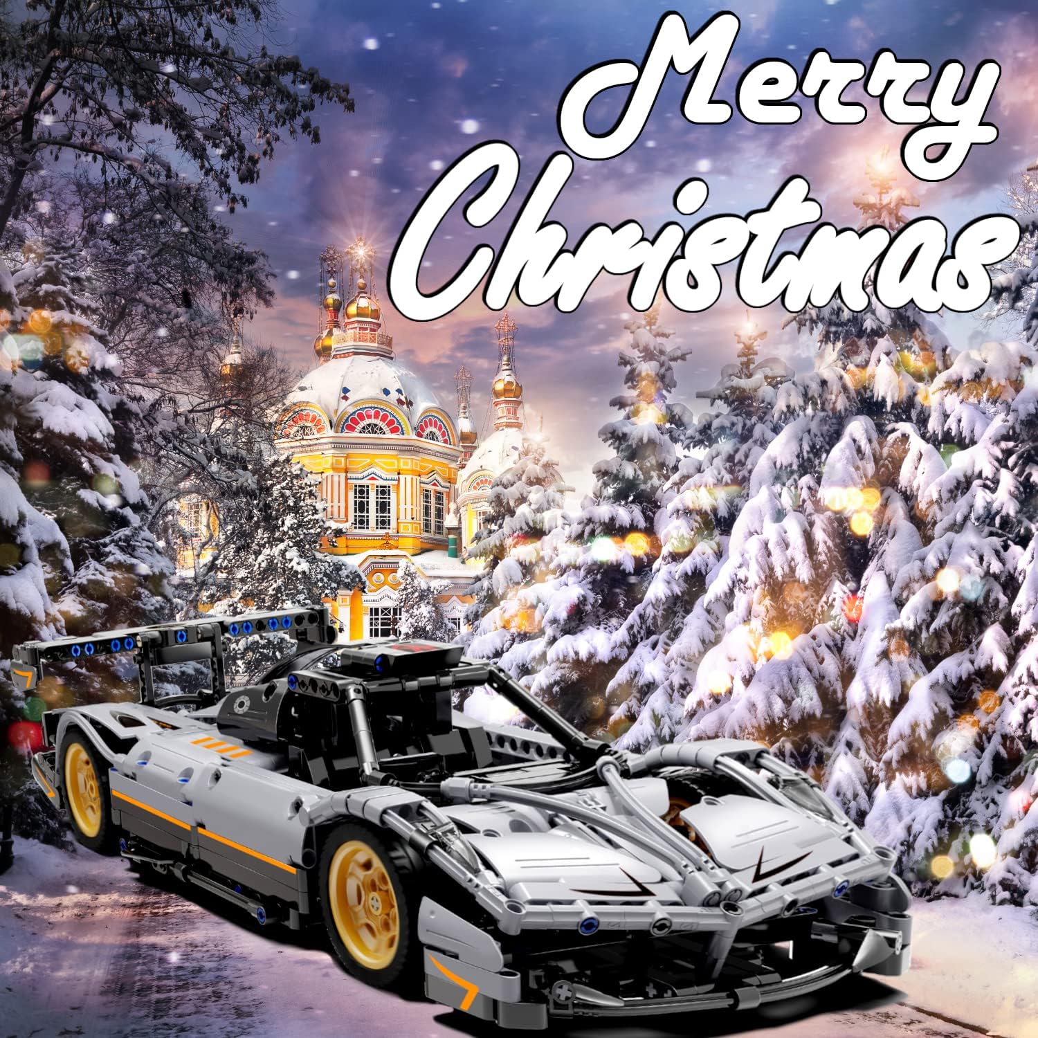 Car Building Kits for Adults and Kids | Collectible Model Race Car Technic Set 1:12 Scale Build and Display | Perfect Christmas Gift for Adult and Kids 10 12 14 Years Old and Adult