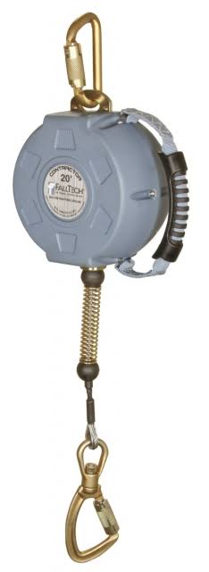 FallTech 727620, Contractor Self-Retracting Lifeline Device 20& Galvanized Cable