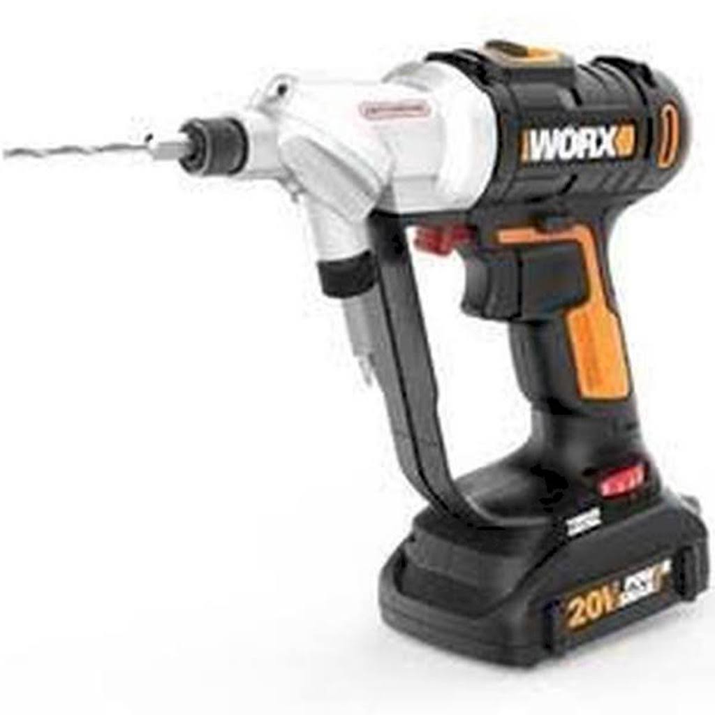 Worx 20V Switchdriver Cordless 1/4x22 Drill u0026 Driver W 67Pc Accessory Kit WX176L.1