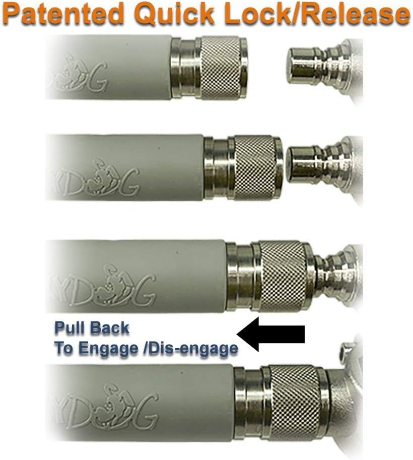 Walky Dog Plus Hands Free Dog Bicycle Exerciser Leash Newest Model with 550-lbs Pull Strength Paracord Leash Military Grade