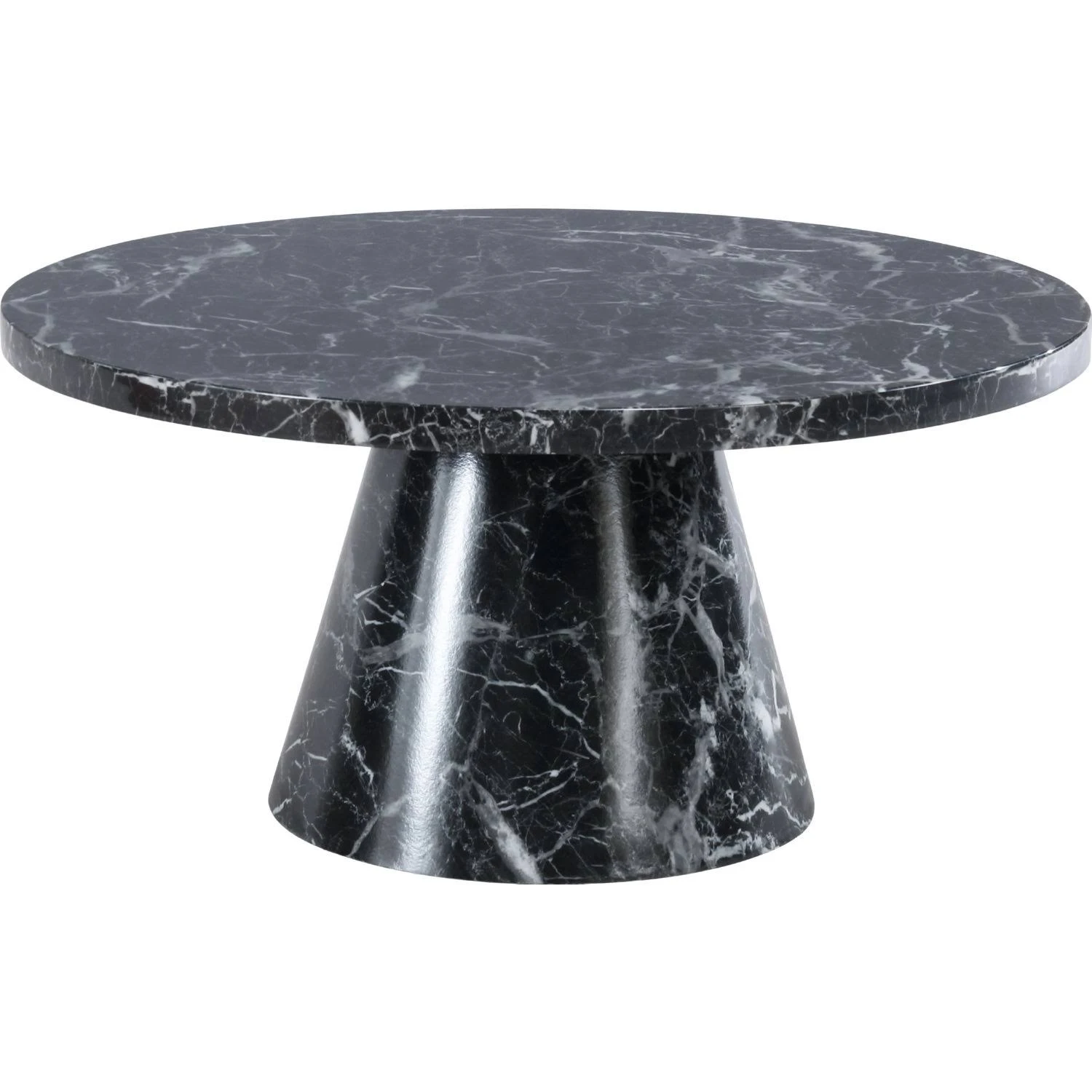 Meridian Furniture Omni Black Faux Marble Coffee Table