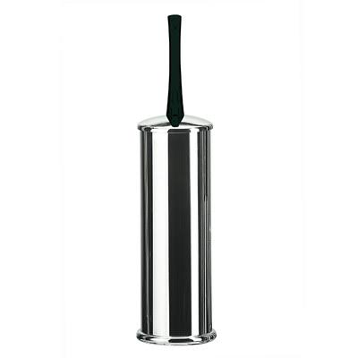 WS Bath Collections Koko Free Standing Toilet Brush and HOLDER; Black