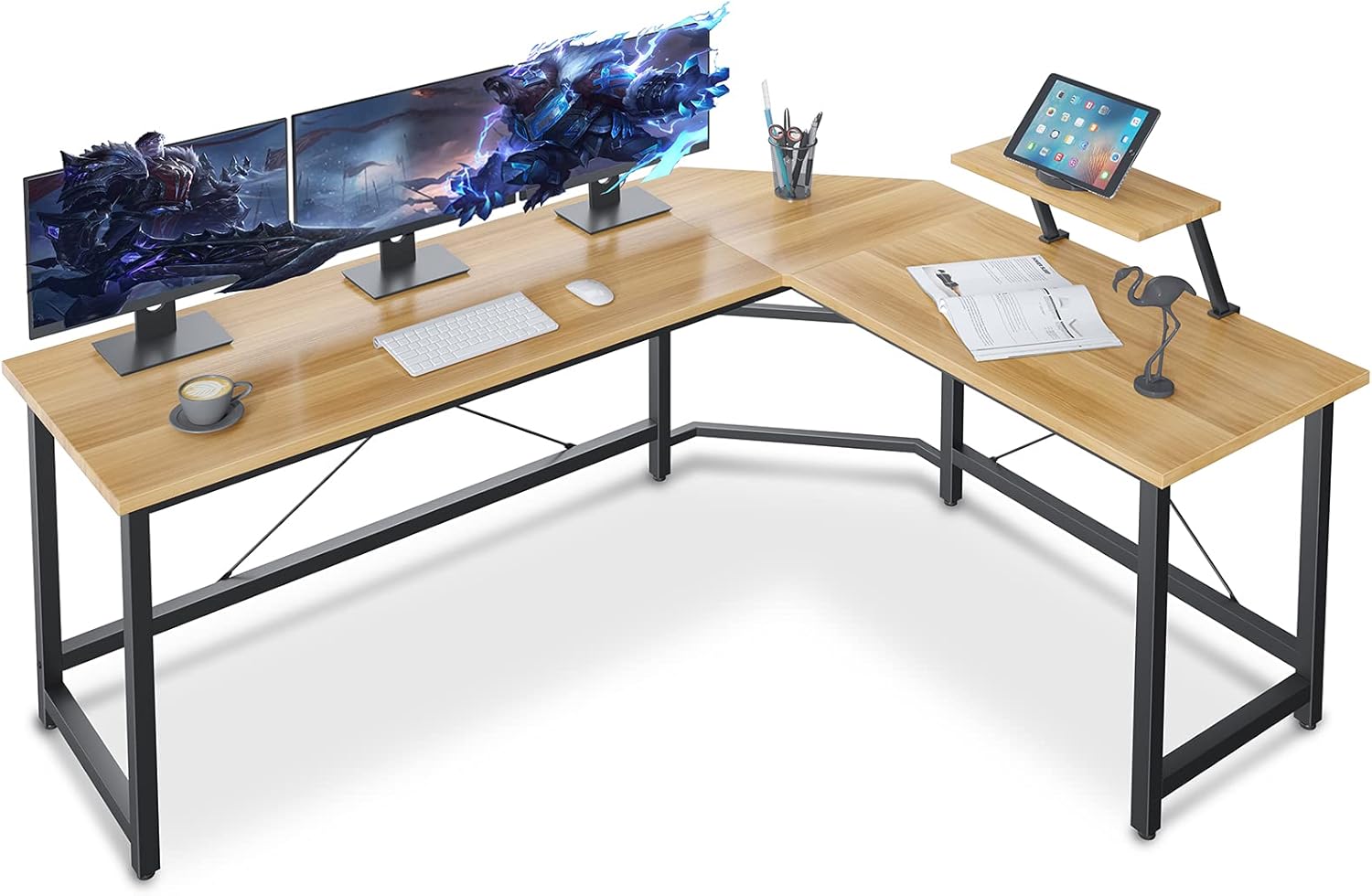 Coleshome Reversible L Shaped Desk 59