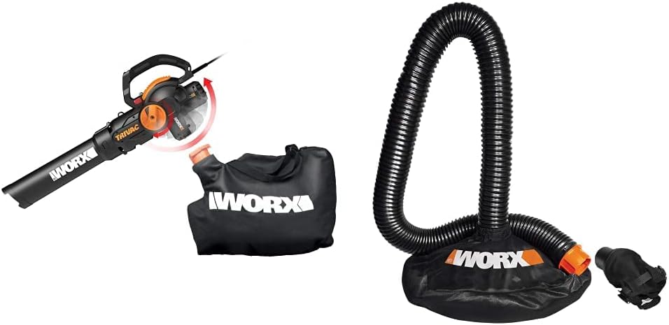 WORX 12 Amp TRIVAC 3-in-1 Electric Leaf Blower/Mulcher/Yard Vacuum - WG512