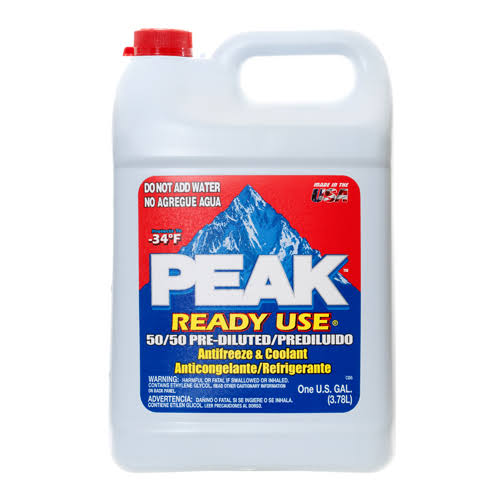 Peak Antifreeze Coolant 1 gal, Wholesale, Bulk (Pack of 6)