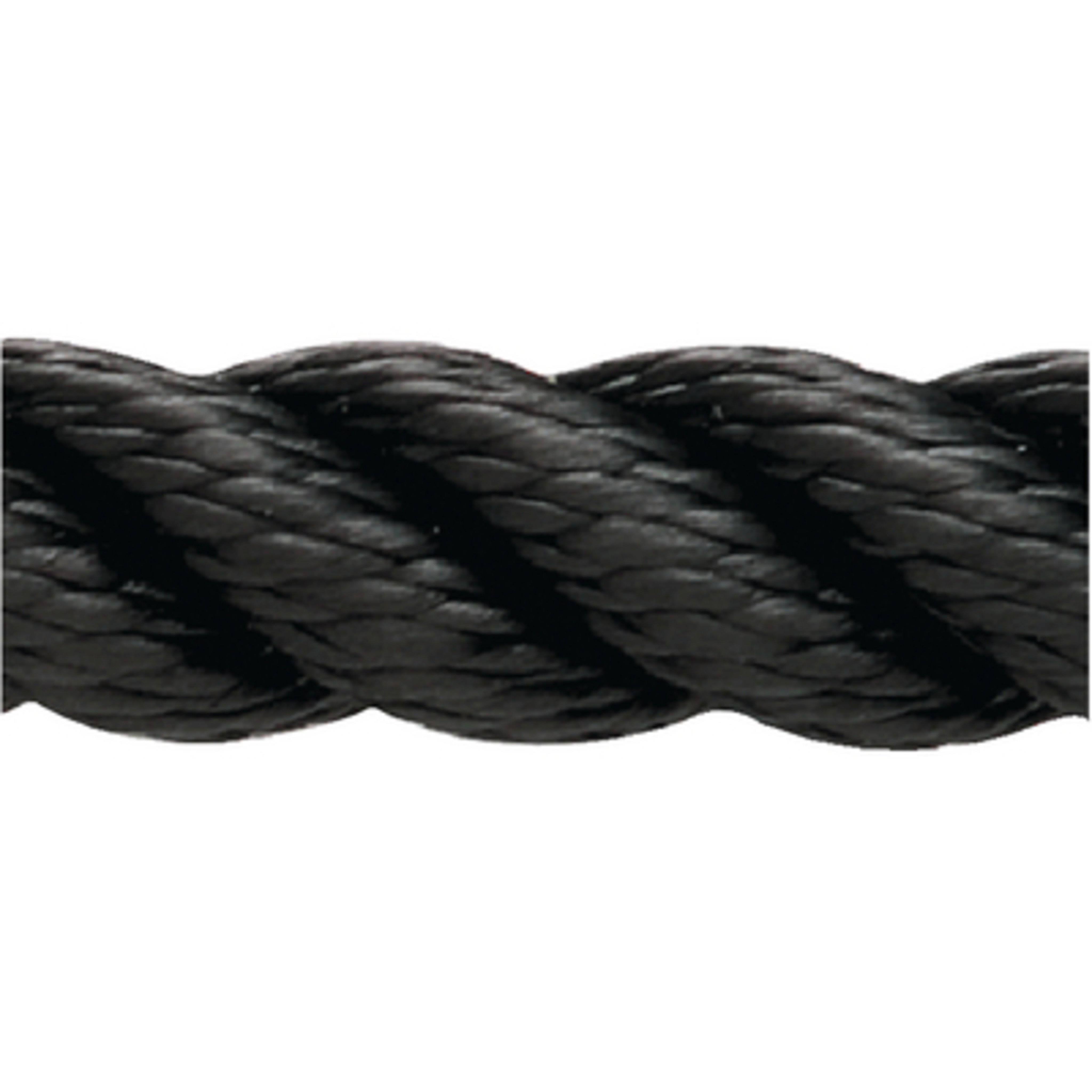 New England Ropes - 60542000050 Dockline 5/8 x 50 Nylon Black
