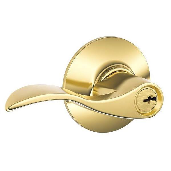 Schlage F51A ACC 605 Lever Lockset,mechanical,entrance,grd. 2