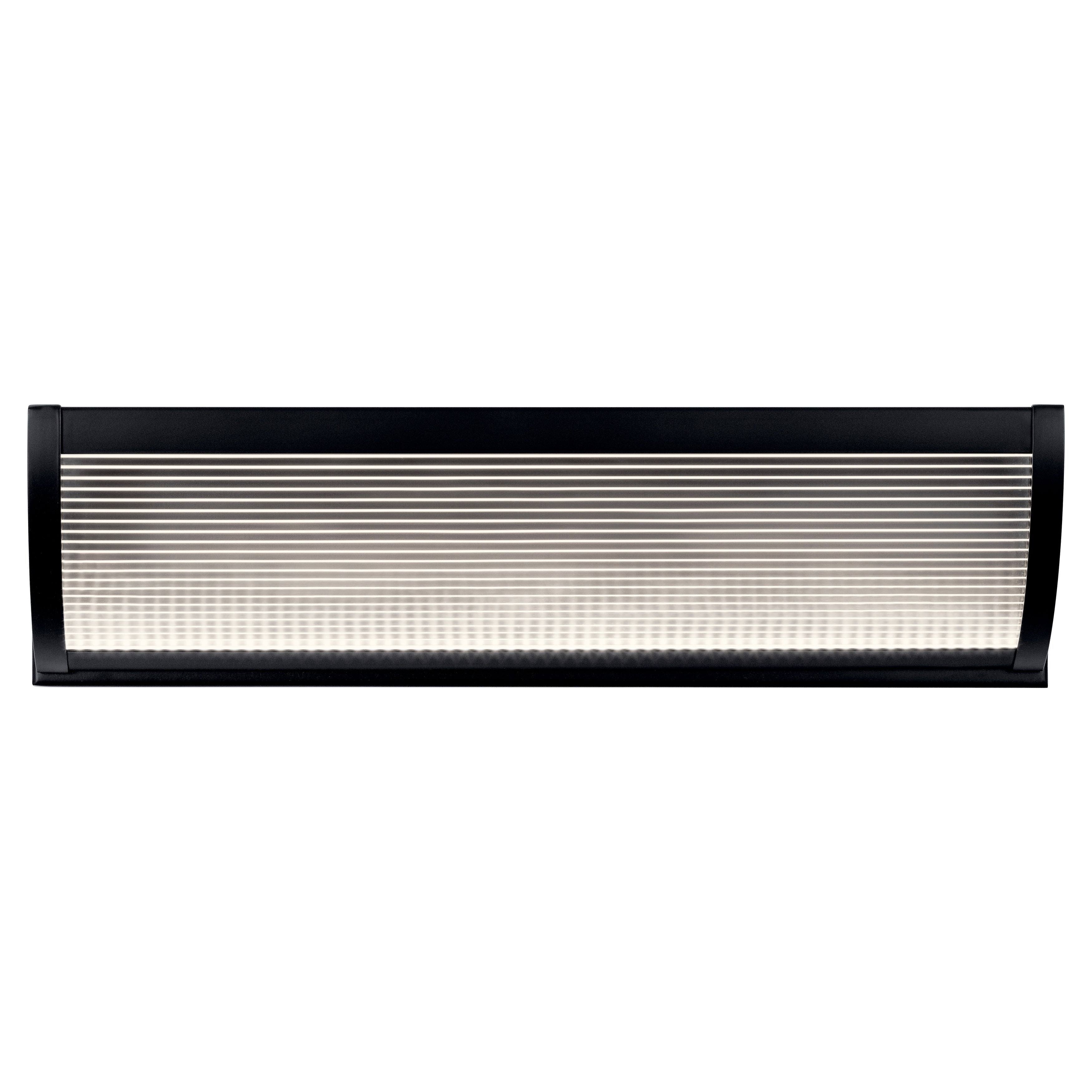 Elan Roone 19-inch LED Linear Bath Light Matte Black 85049MBK