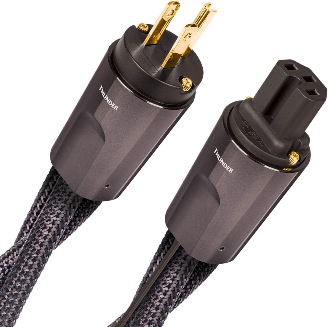 AudioQuest NRG Thunder High-Current 15-Amp AC Power Cable - 2 Meters