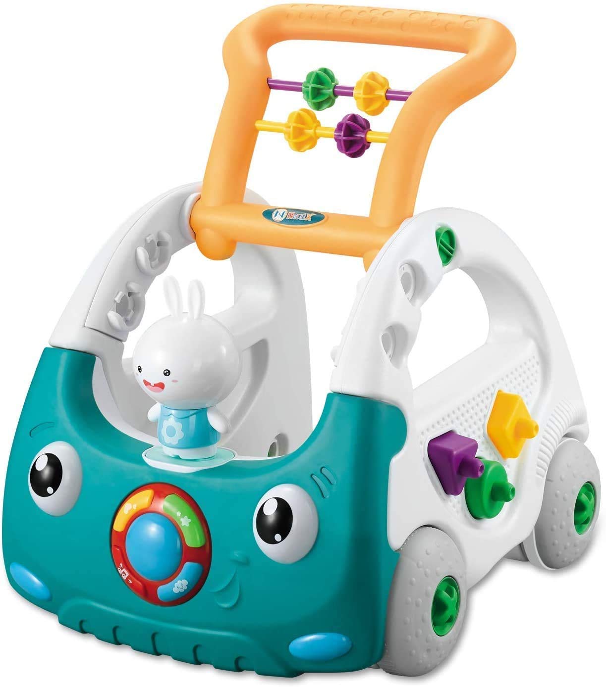 Einstem Sit to Stand Learning Baby Walker, Baby Toys Remote Control Activity Center with Music, Building Blocks, 4 in 1 Pack of 2