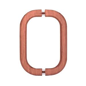 CRL Bpd8abc0 Antique Brushed Copper 8 inch Back-to-Back Solid 3/4 inch Diameter Pull Handles Without Metal Washers, Bronze