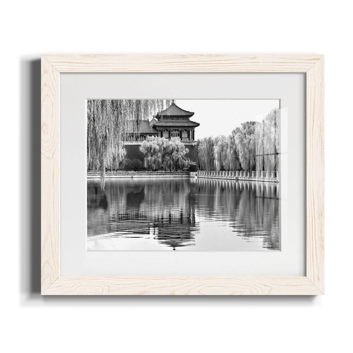 Meridian Gate Reflection-Premium Framed Print - Ready to Hang - 17X20 - Black