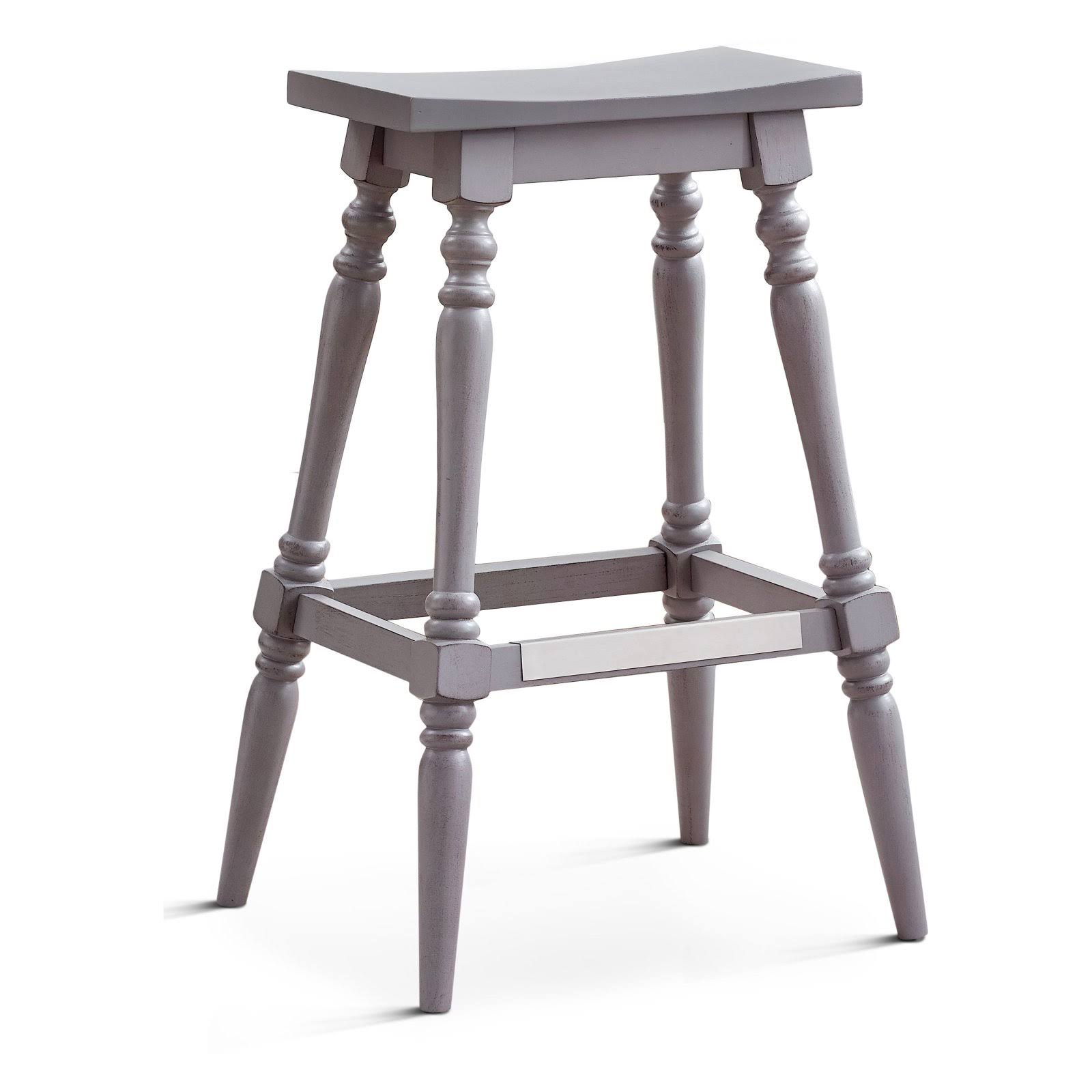 American Woodcrafters Yara 30 in. Gray Backless Bar Stool