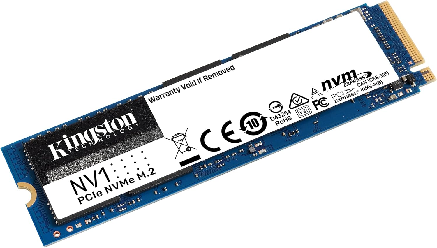 Kingston NV1 1TB M.2 2280 NVMe PCIe Internal SSD Up to 2100 MB/s SNVS/1000G Pack of 2