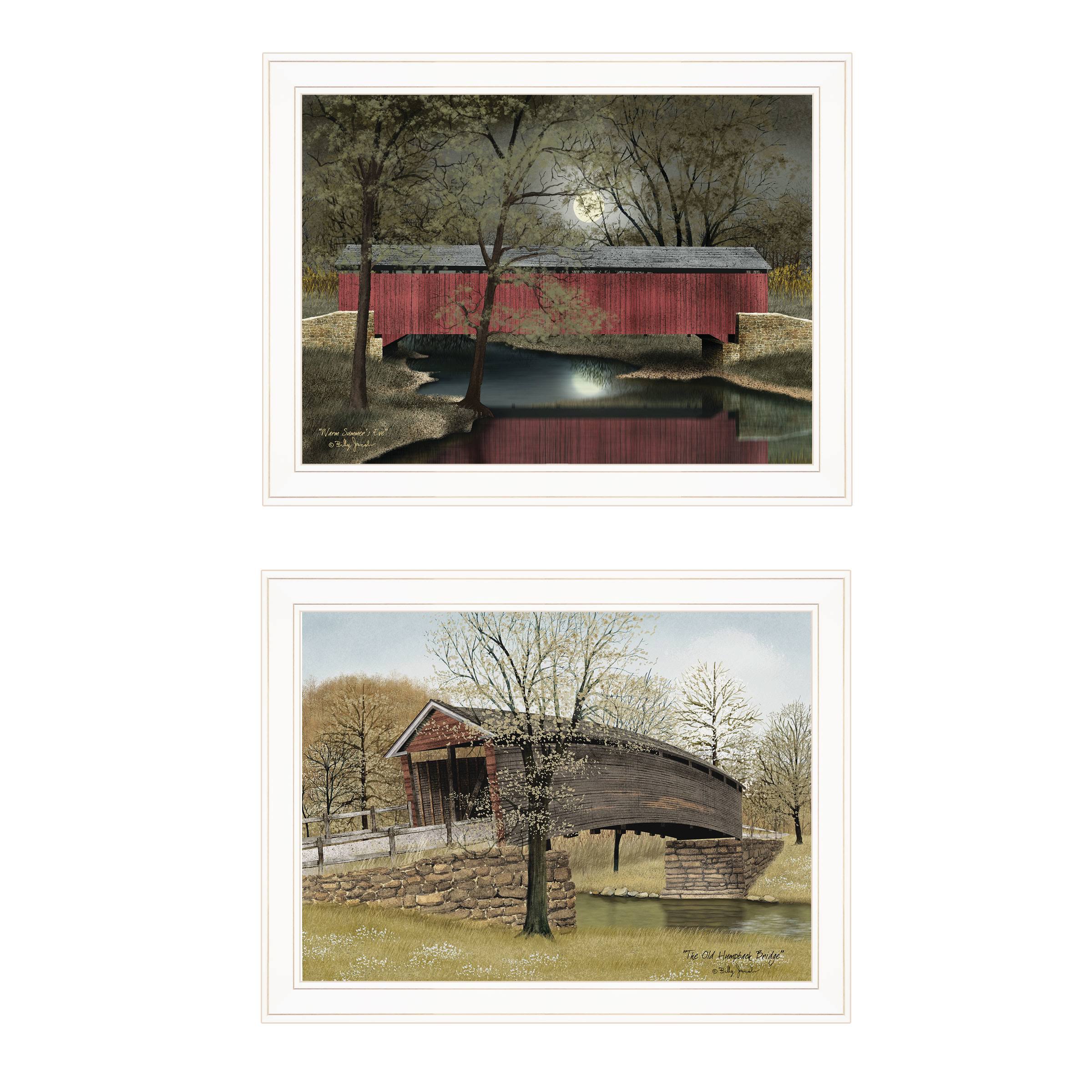 Bridge Collection I 2-Piece Vignette by Billy Jacobs, White Frame
