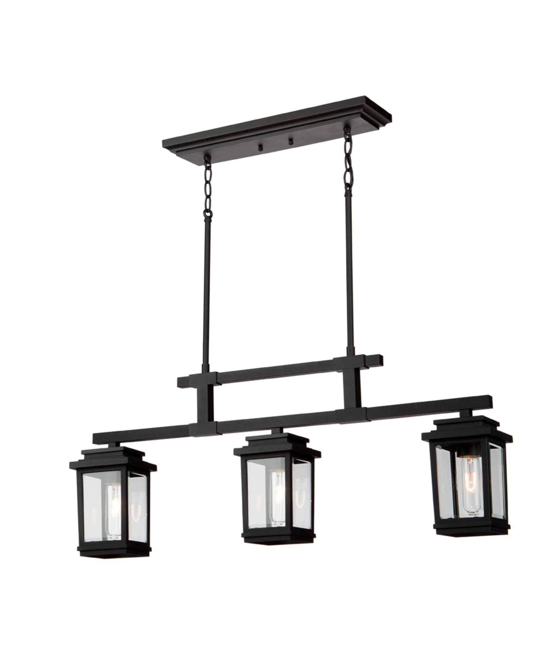 Artcraft Lighting AC8197BK Freemont 3 Light Outdoor Bronze