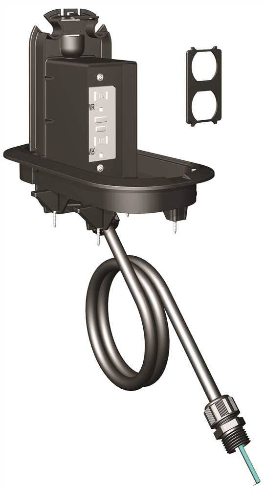 Thomas u0026 Betts DKG-PRO 9.18 in. x 4.75 in. Deck Grommet Pro Black