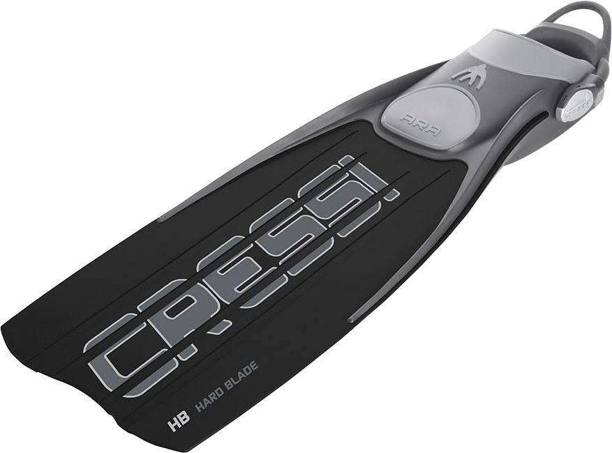 Cressi Ara Fins with EBS Bungee Straps, Black, Medium/Large