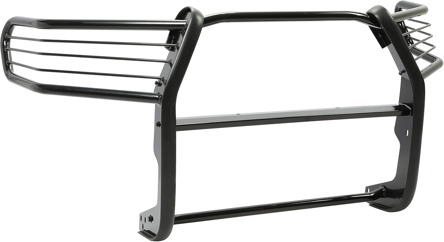 HECASA Front Bumper Grille Brush Guard Compatible with 2016-2021 Toyota Tacoma Powder Coated Exterior Accessories Black Steel