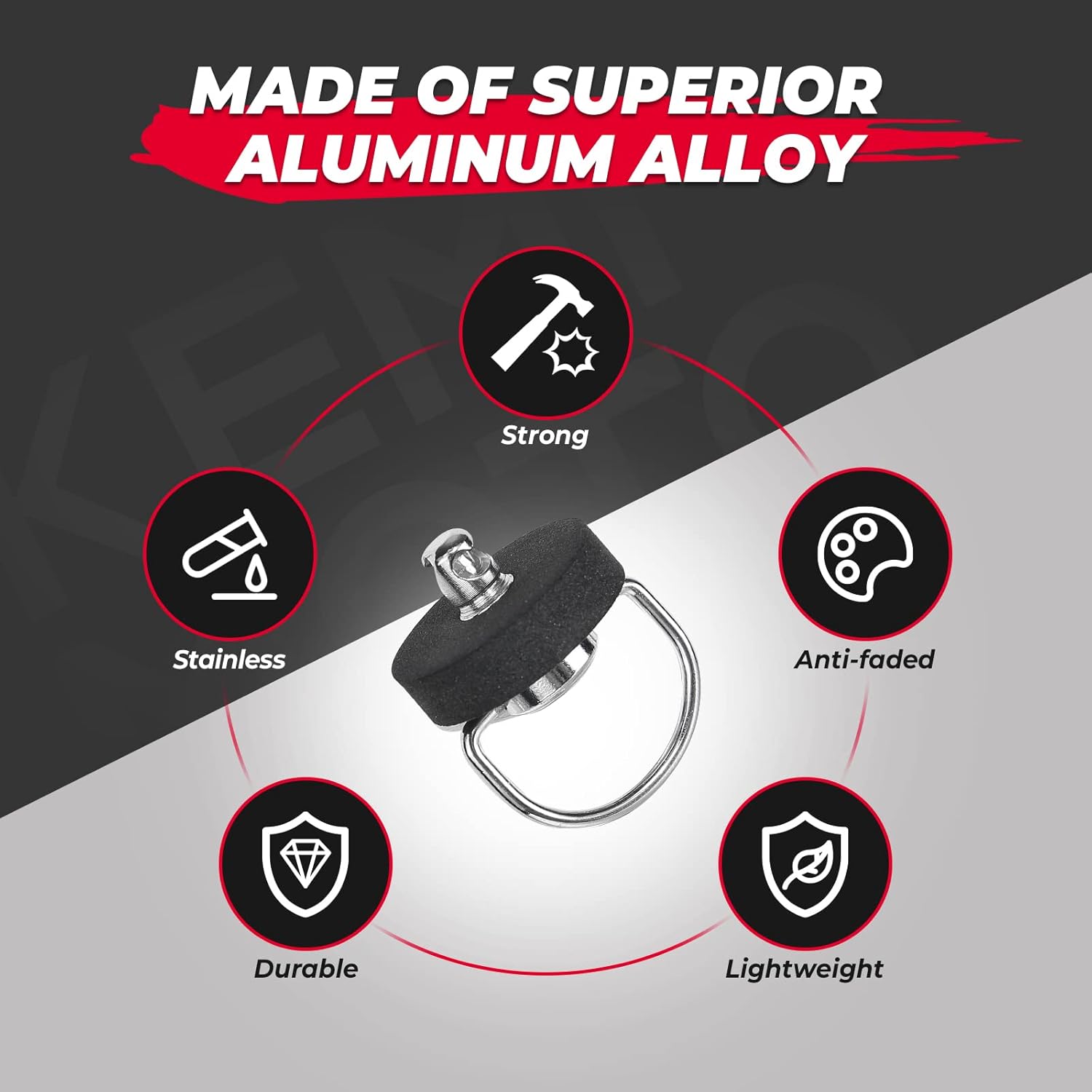 Kemimoto X3 Roof Pins Quick Release Bolts Compatible with 2017 2018 2019 2020 2021 2022 Can Am X3/ X3 Max- Set of 4 Replace OEM #715003815