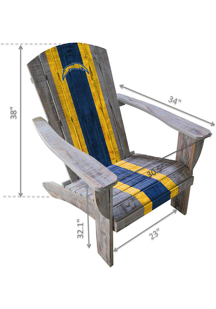 Imperial Los Angeles Chargers Wooden Adirondack Chair