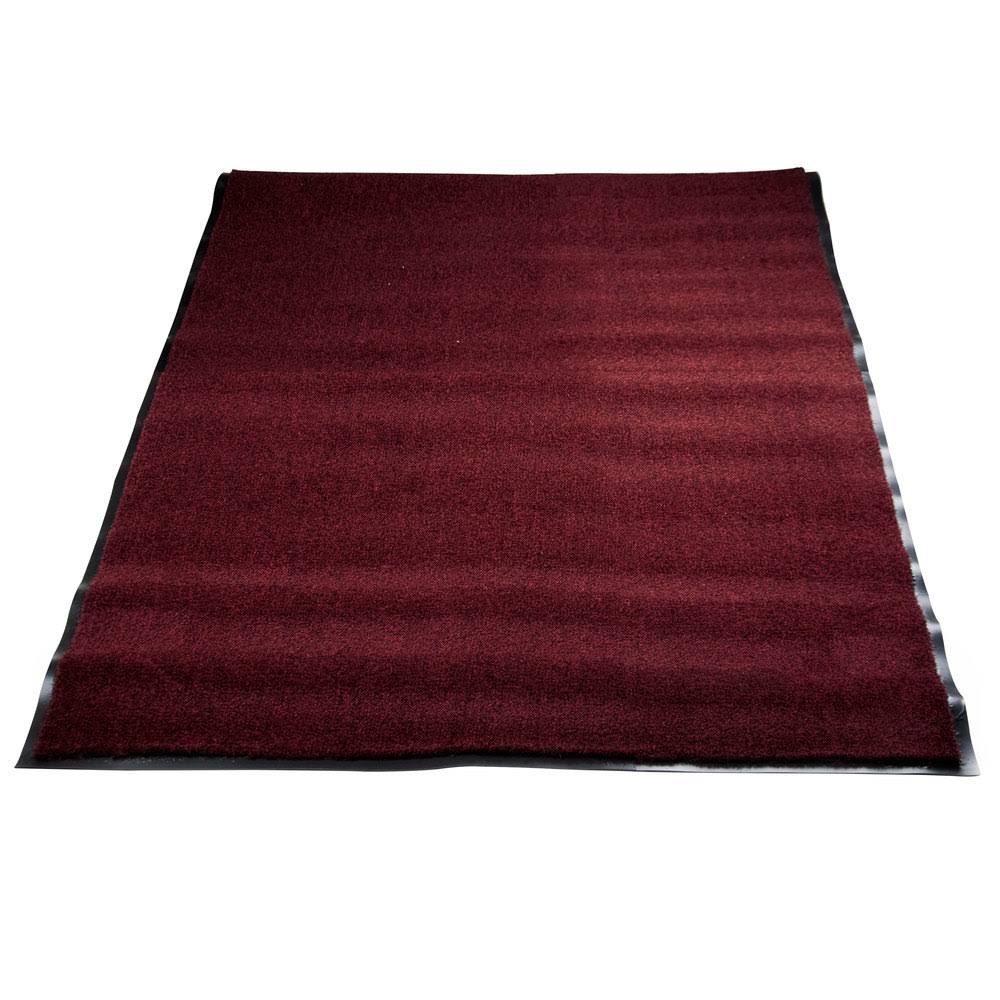 Tuf-Plush Burgundy 3 ft x 4 ft Olefin High Traffic Carpet Entrance Floor Mat, 3/8x22 Thick, Cactus Mat (1438M-R34)