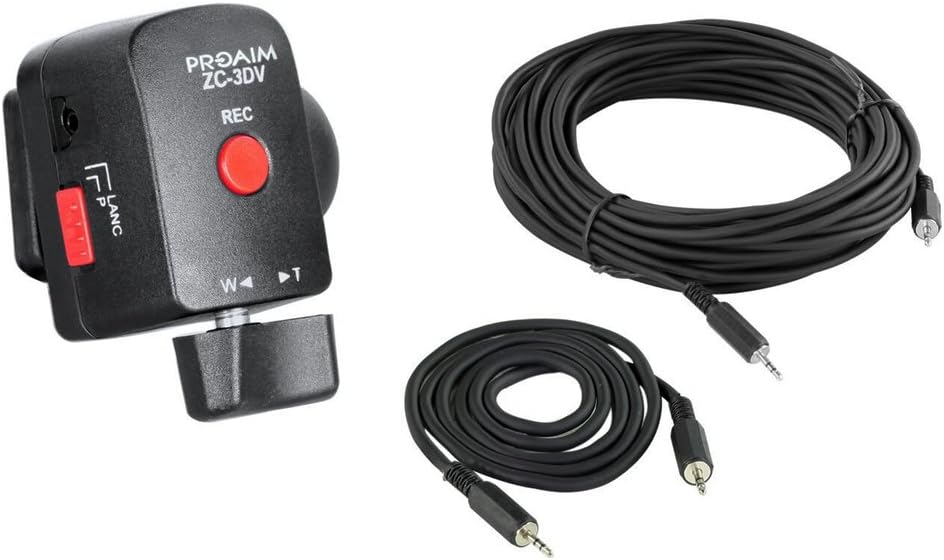 PROAIM Lanc Zoom Controller Compatible with 2.5mm Jack only for Jib Crane DSLR Camera (P-ZC-3DV)