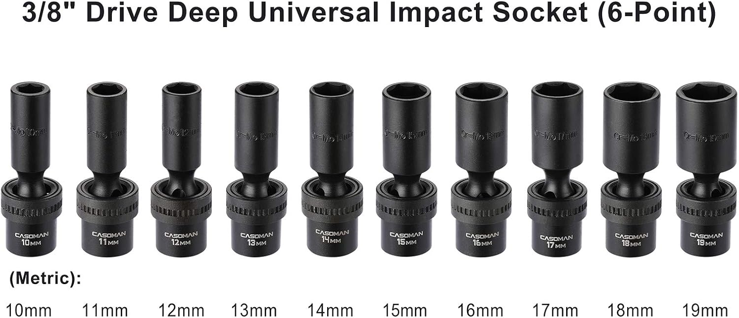 CASOMAN 10 PCS 3/8