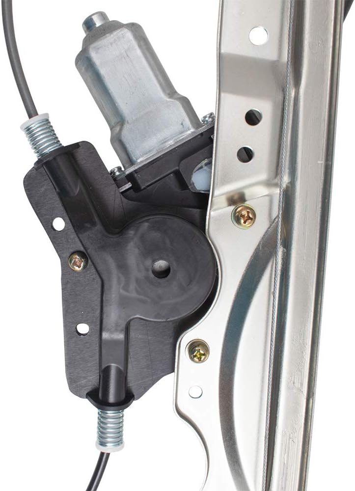 Brock Replacement Drivers Front Power Window Lift Regulator w/Motor Assembly Compatible with 04-15 Armada QX56 Titan Pickup Truck with One-Touch Pack of 2