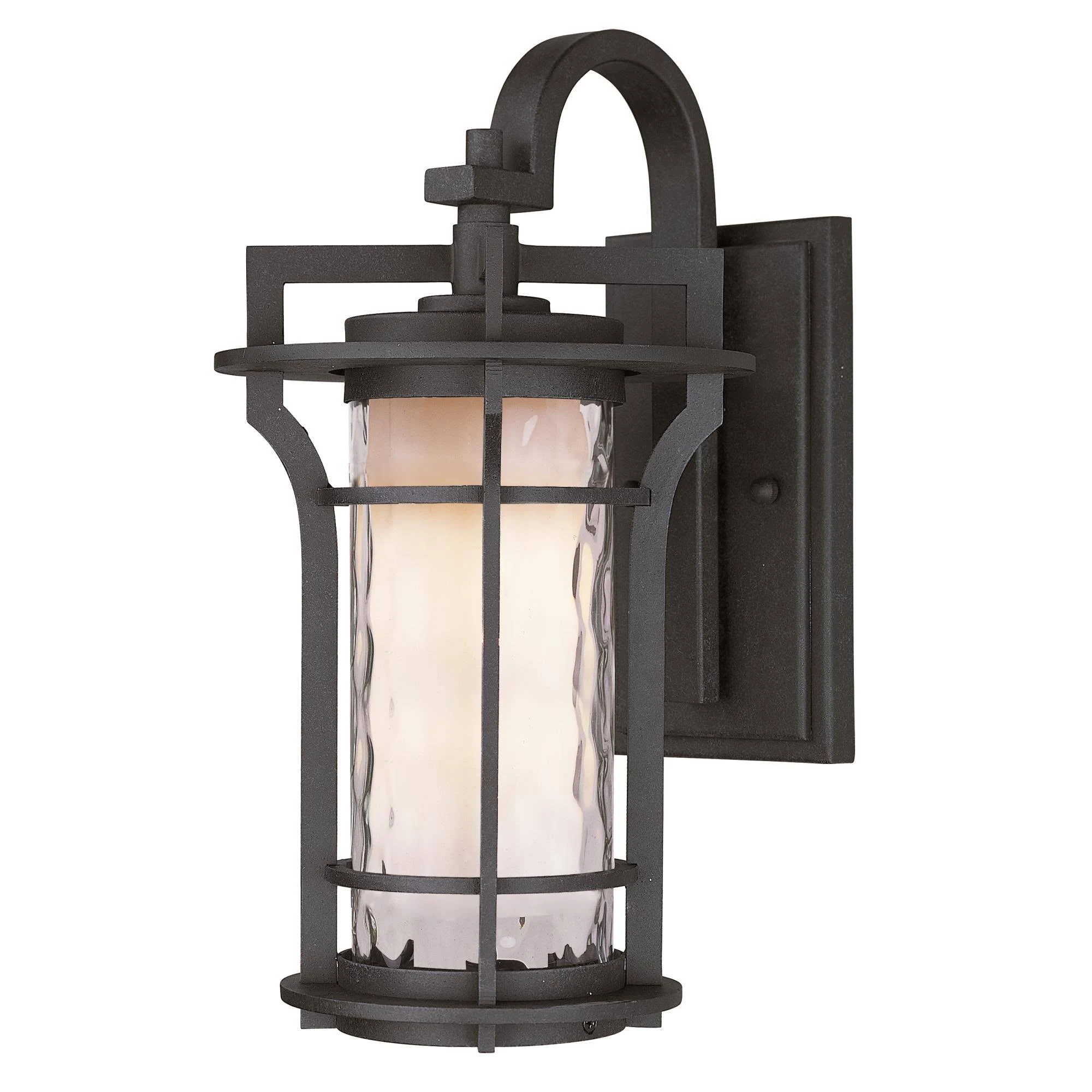 Maxim Lighting 65786WGBO Oakville LED E26 Outdoor Wall Light, Black Oxide
