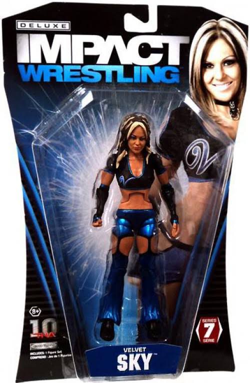 Tna Wrestling Deluxe Impact Series 7 Action Figure Velvet Sky