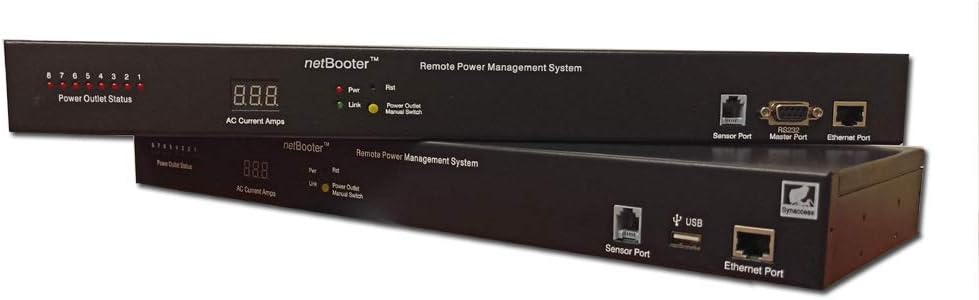 Synaccess NP-0801DUH Remote Power Switched PDU, TUV Listed, 8 Switchable Outlets. Designed and Supported in USA. Control Via Web, Telnet, USB Serial Port