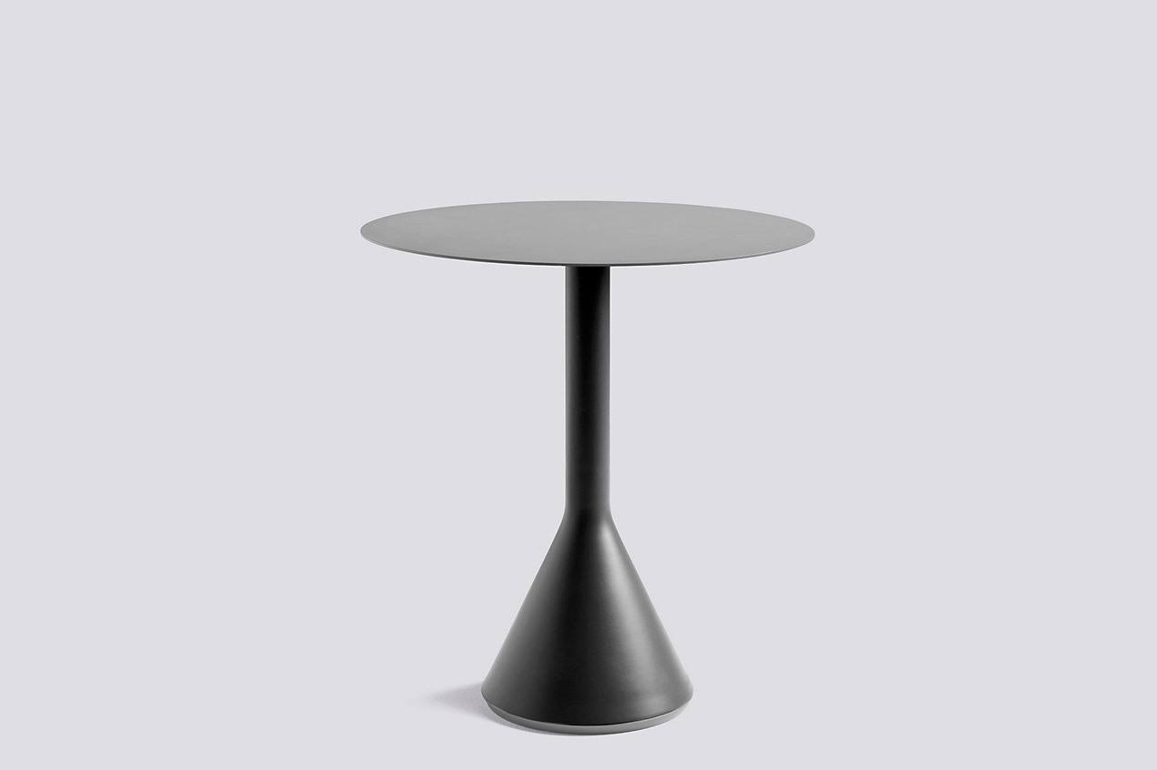 Hay Palissade Cone Table - Anthracite, Round 27 5in