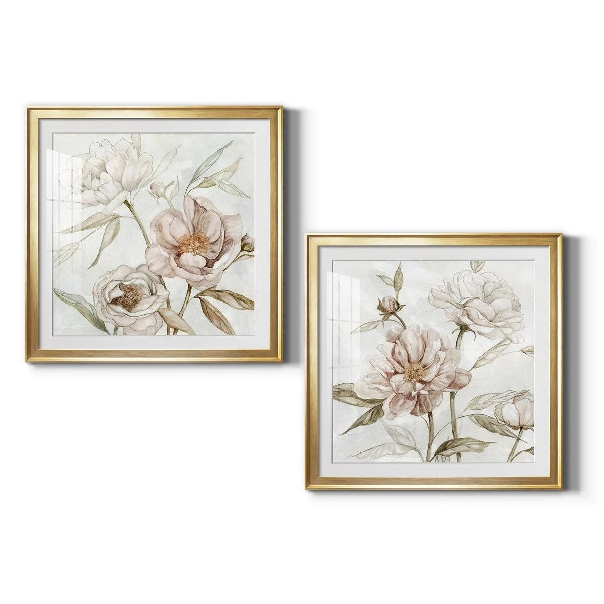 Washed Botanical I Premium Framed Print - Ready to Hang - 18.5x18.5 - Black