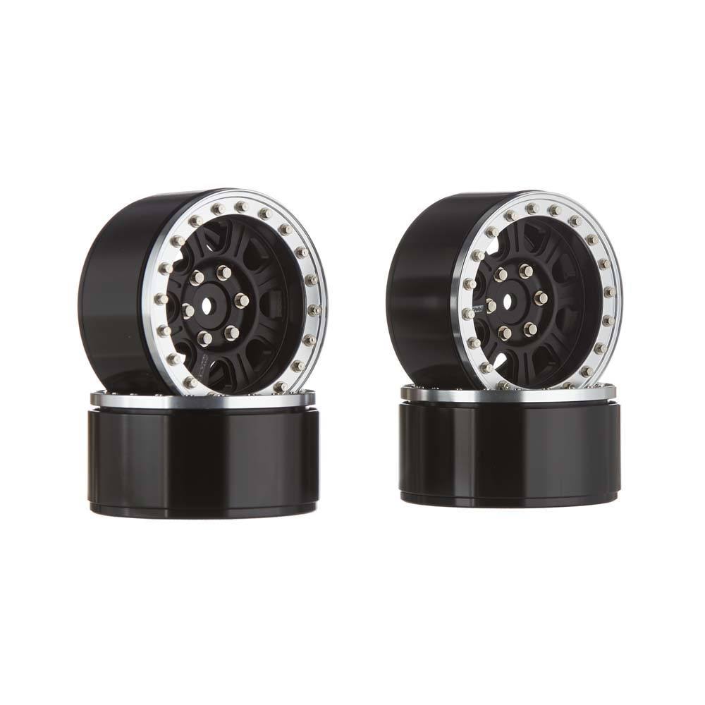 RC4WD Raceline Monster 1.9 Beadlock Wheels Blk/Slv (4) Z-W0189